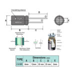 خازن الکترولیتی 4.7uF 400V
