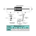 دیود 1N4007 (بسته 10 عددی)