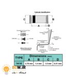 دیود 1N4148 SMD (بسته 10 عددی)