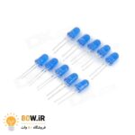 LED آبی 5mm مات