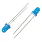 LED آبی 3mm مات (بسته 10 عددی)