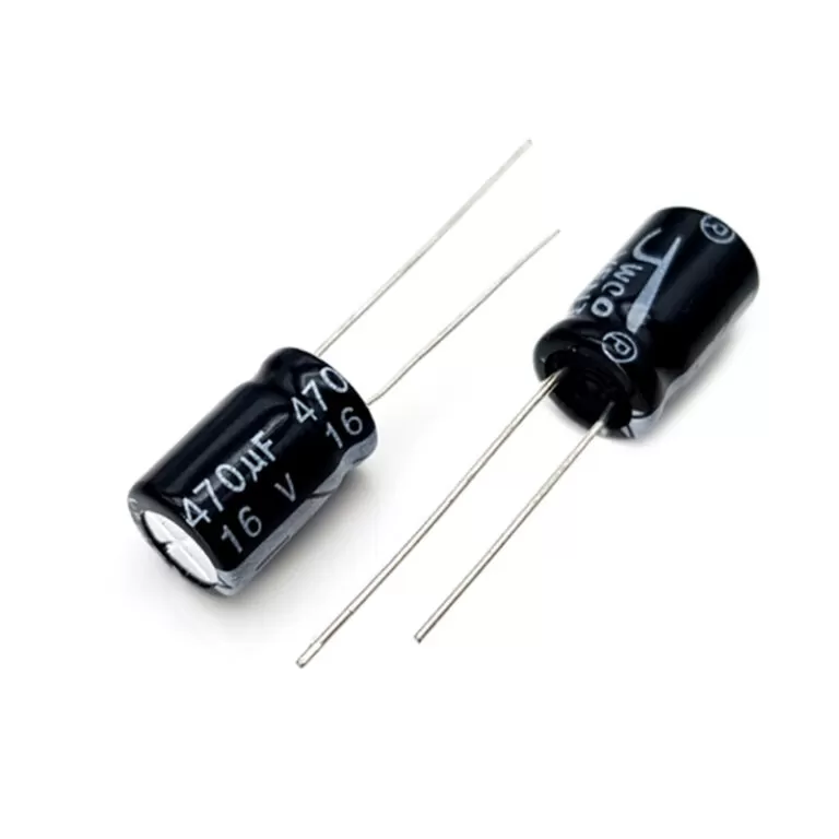 خازن الکترولیتی 470uF 16V (بسته 10 عددی)