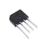 پل دیود 6A-1000V تخت شانه ای KBL610 6A