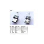 کانکتور میکرو usb سرکابلی مشکی