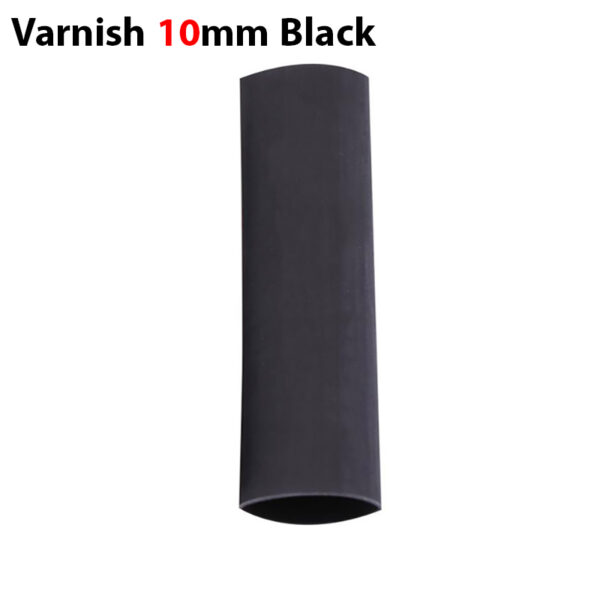 وارنیش حرارتی سایز 10mm مشکی (یک متر)