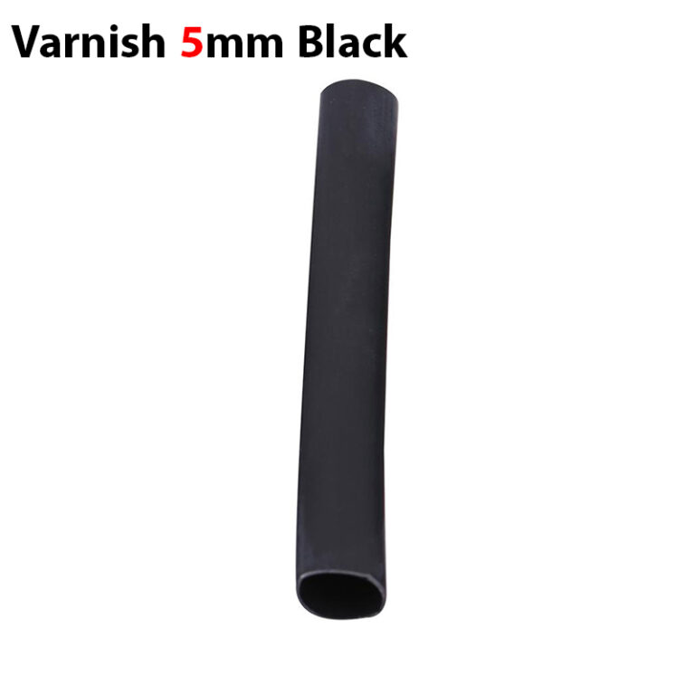 وارنیش حرارتی سایز 5mm مشکی (یک متر)