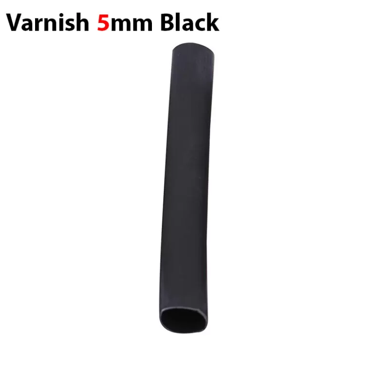 وارنیش حرارتی سایز 5mm مشکی (یک متر)