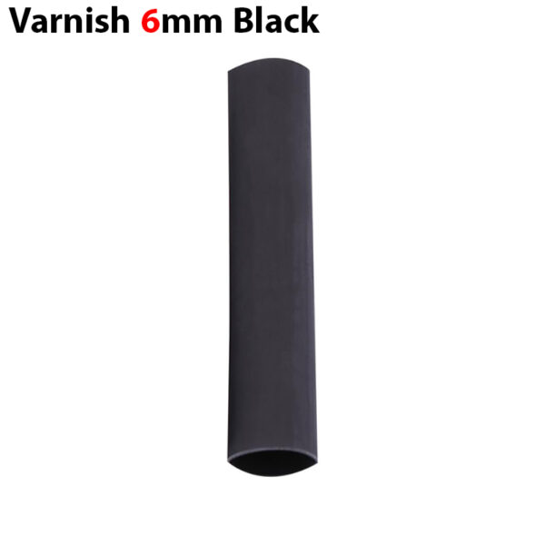 وارنیش حرارتی سایز 6mm مشکی (یک متر)