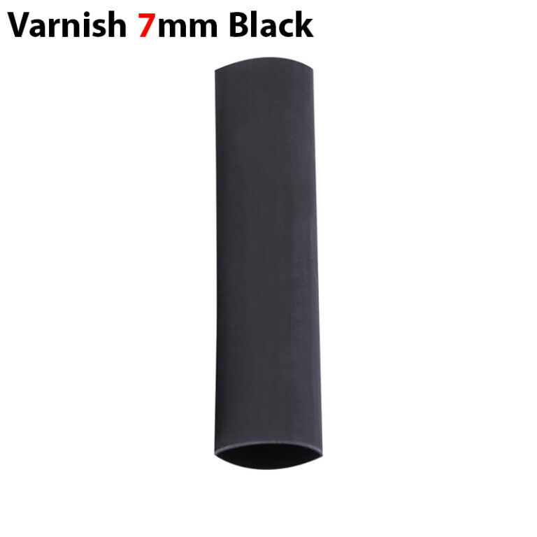 وارنیش حرارتی سایز 7mm مشکی (یک متر)