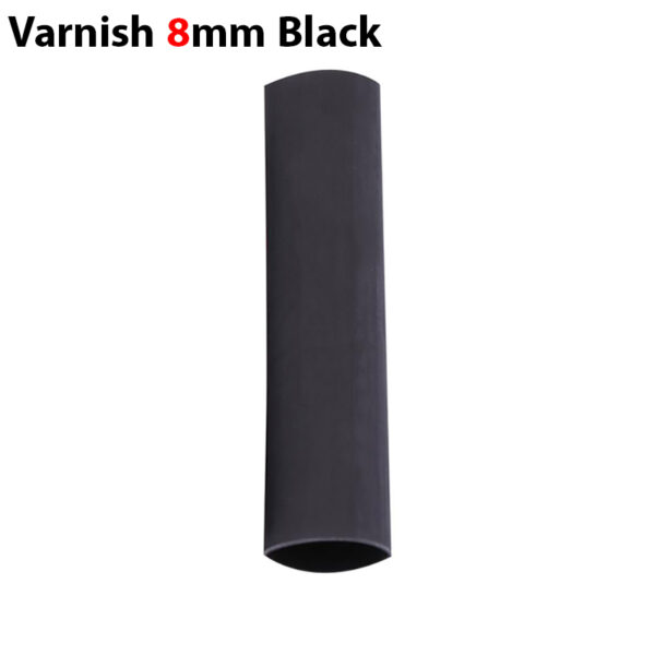 وارنیش حرارتی سایز 8mm مشکی (یک متر)