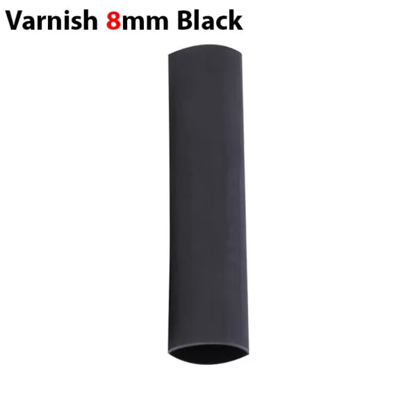 وارنیش حرارتی سایز 8mm مشکی (یک متر)