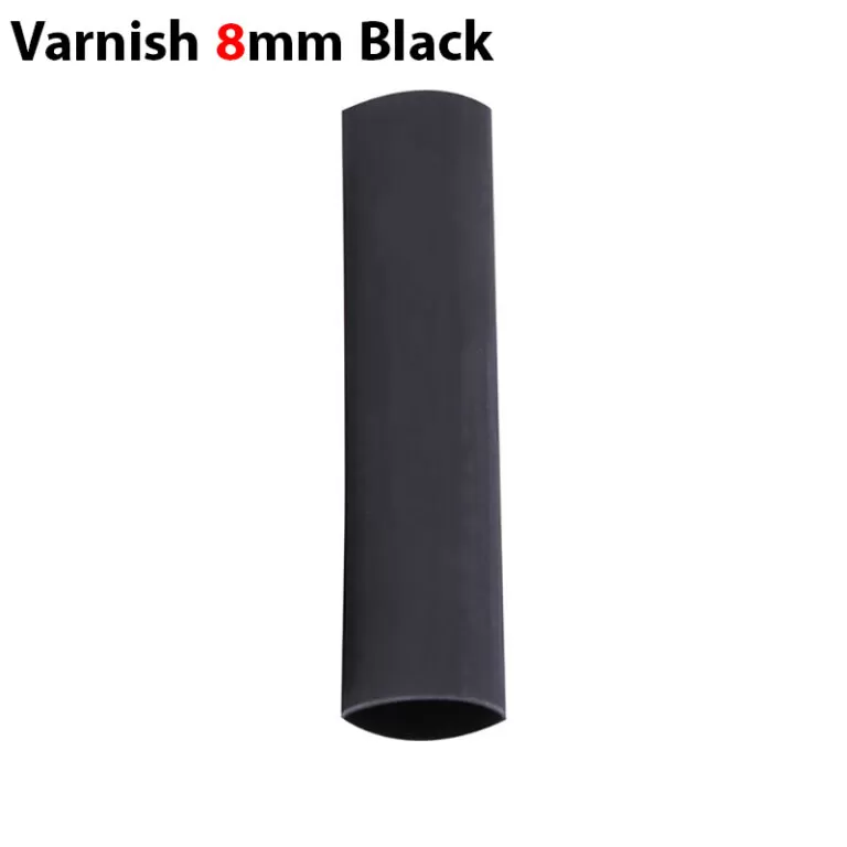 وارنیش حرارتی سایز 8mm مشکی (یک متر)