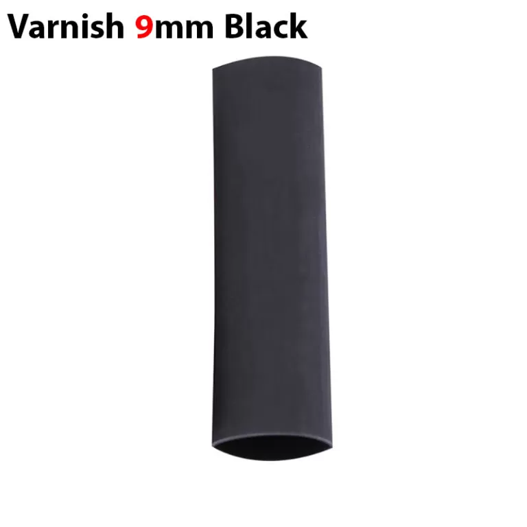 وارنیش حرارتی سایز 9mm مشکی (یک متر)