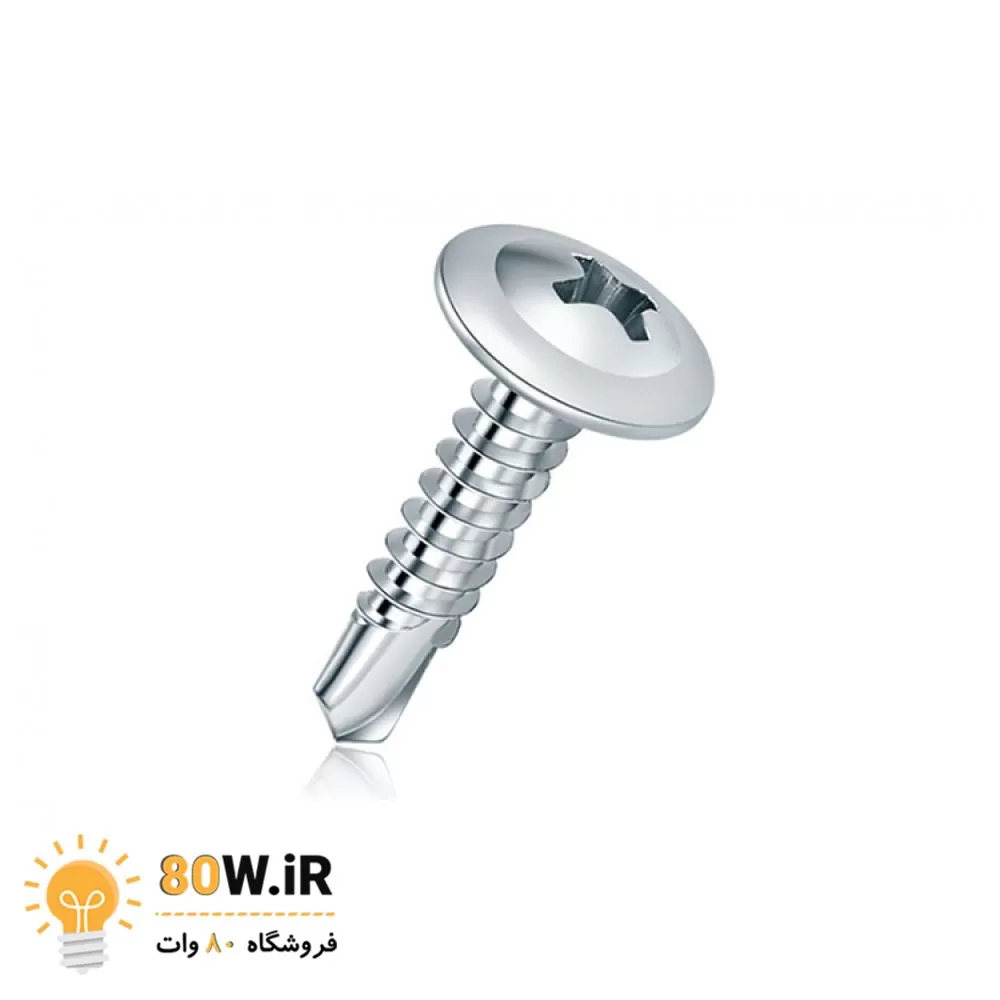 آهن پیچ واشر دار "3/4 * 8 ارتفاع 19mm (بسته 10 عددی)