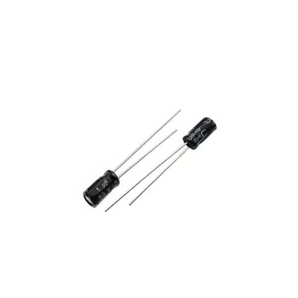 خازن الکترولیتی 1uF 50V (بسته 20 عددی)