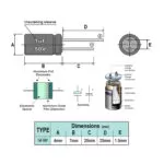 خازن الکترولیتی 1uF 50V (بسته 20 عددی)