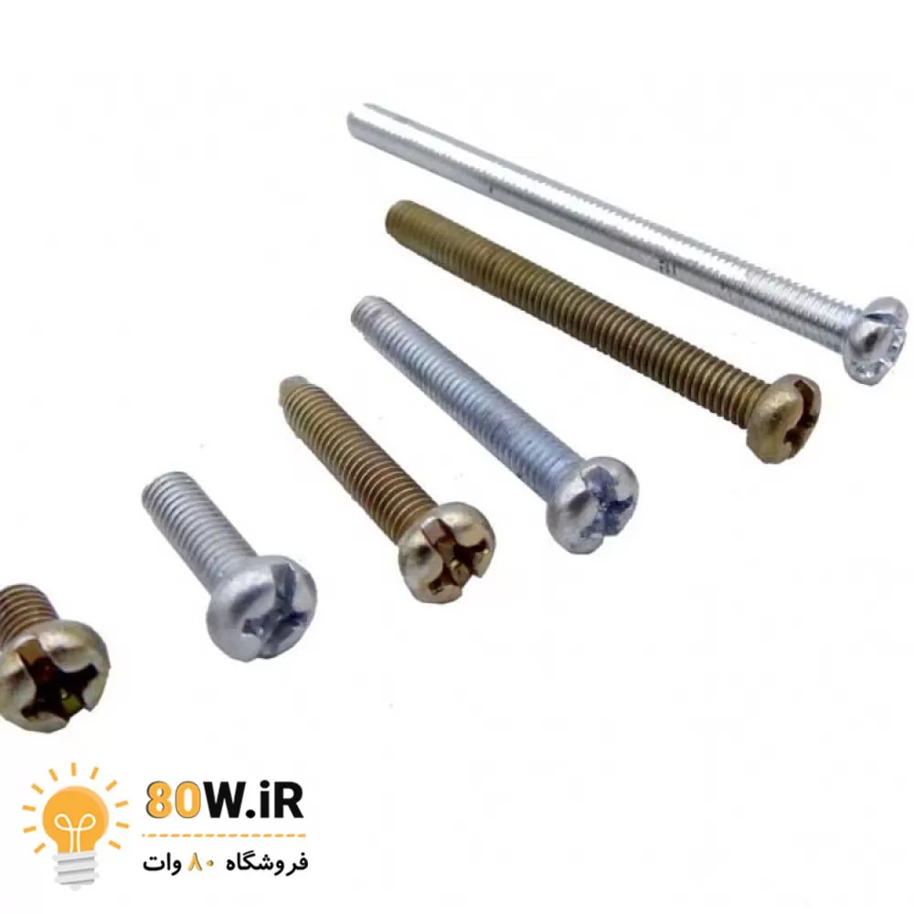 پیچ سر استوانه ای M3 x 50 ارتفاع 50mm (بسته 20 عددی)