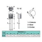 ترانزیستور BC547 (بسته 20 عددی)