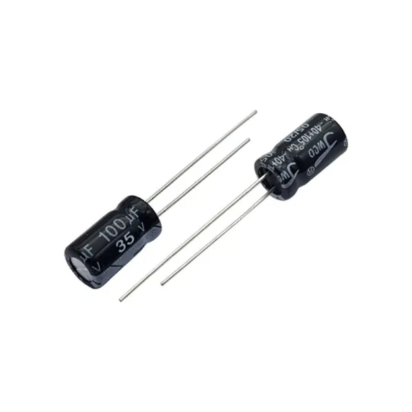 خازن الکترولیتی 100uF 35V