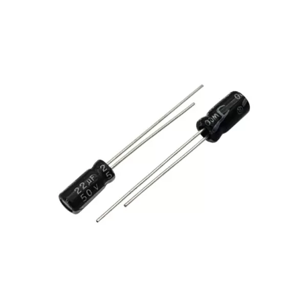 خازن الکترولیتی 22uF 50V (بسته 20 عددی)