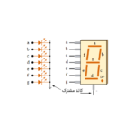 سون سگمنت 0.56 اینچ قرمز کاتد مشترک