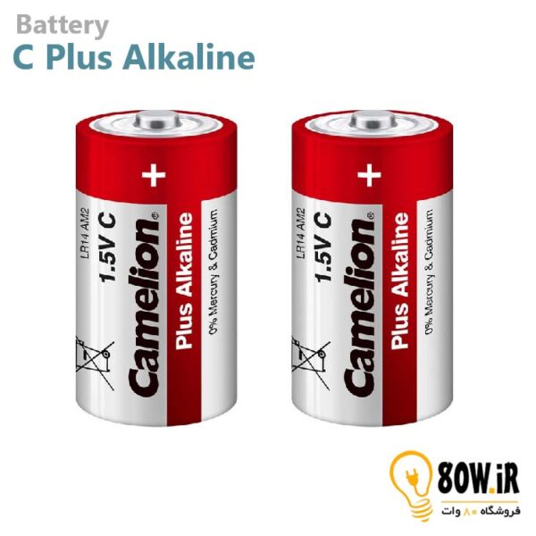 باتری C کملیون مدل PLUS-C بسته دو عددی