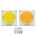 چیپ COB 15w 220 ولت آفتابی قطر 17 میلیمتر