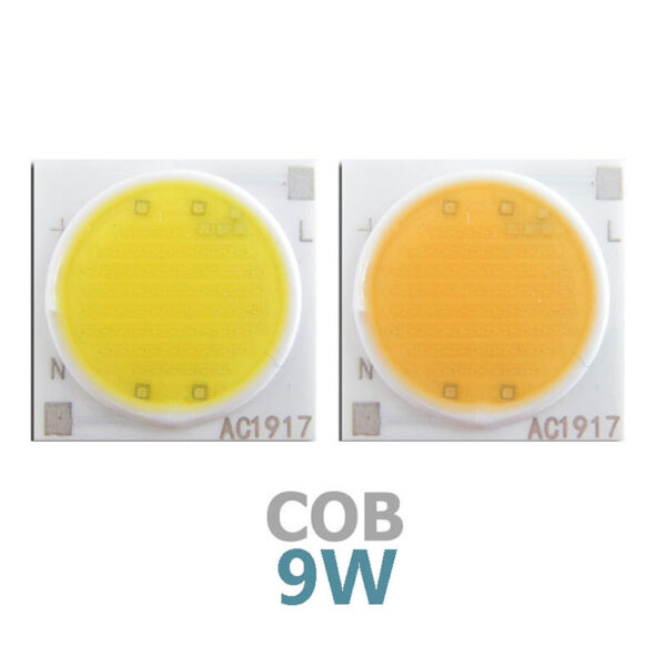 چیپ COB 9w 220 ولت آفتابی قطر 11 میلیمتر