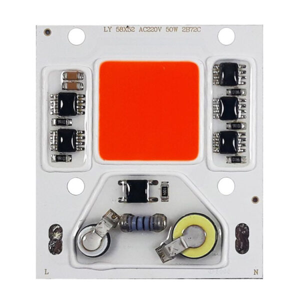 چیپ COB Ly 50 وات 220 ولت رشد گیاهLY58X52
