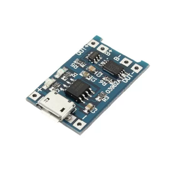 شارژر Micro USB باتری های لیتیومی به همراه محافظ