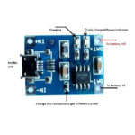 شارژر Micro USB باتری های لیتیومی