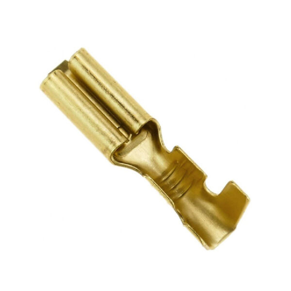 سرسیم تلفنی برنجی مادگی سایز 2.8 (بسته 10 عددی)