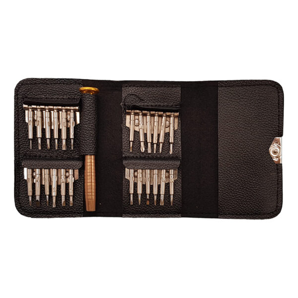 ست پیچ گوشتی کیف چرمی 25PCS