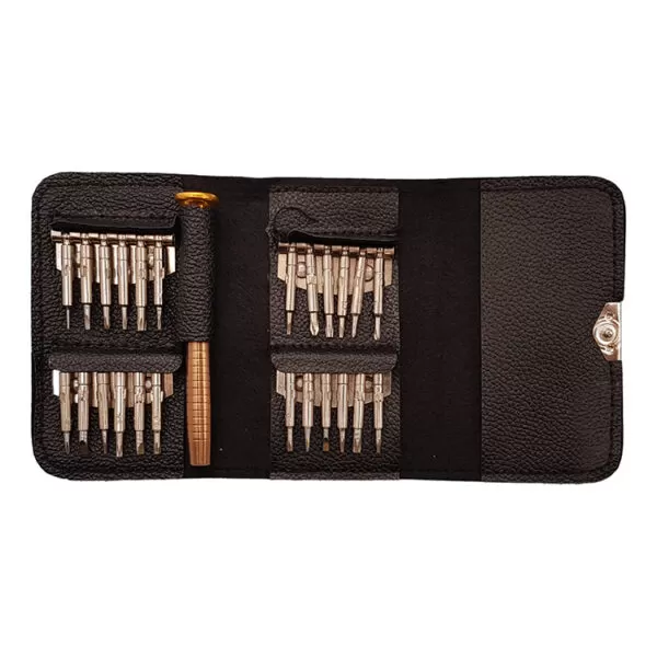 ست پیچ گوشتی کیف چرمی 25PCS