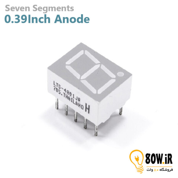 سون سگمنت 0.39 اینچ قرمز آند مشترک