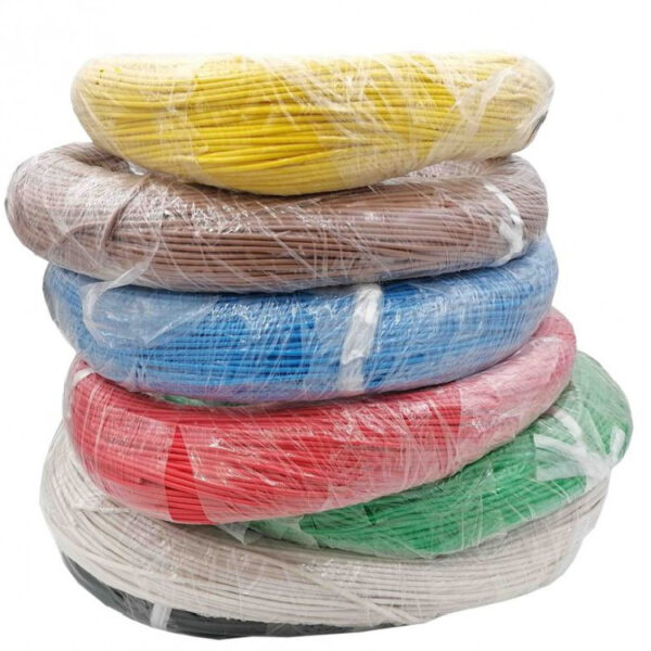 سیم افشان سیلیکونی نسوز سایز 1x0.25 مشکی