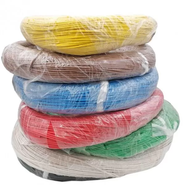 سیم افشان سیلیکونی نسوز سایز 1x0.25 مشکی