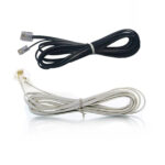 کابل تلفن 10 متری - سفید