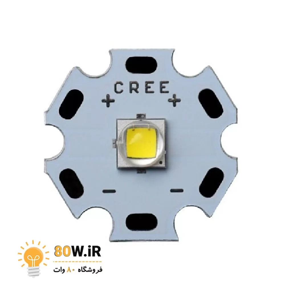 ال ای دی CREE سفید مهتابی 10 وات به همراه هیت سینک اورجینال