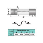فیوز شیشه ای 10A 6x30 (بسته 10 عددی)