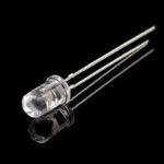 ال ای دی 5mm قرمز شیشه ای پایه بلند (بسته 20 عددی)