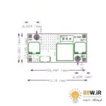 ماژول تغذیه کاهنده LM2596 DC-DC جریان 3A