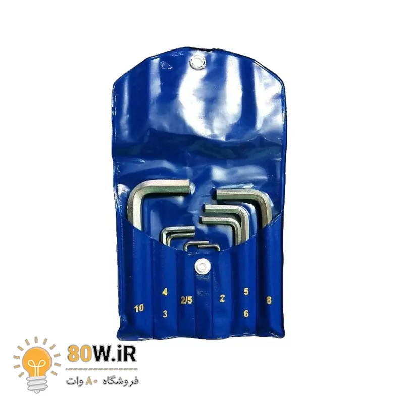 ست 8 عددی آچار آلن شش پر سوپر