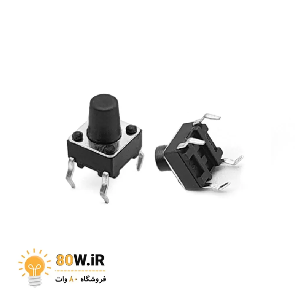 تک سوئیچ 6x6x7 4PIN (بسته 10 عددی)