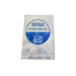 بست کمربندی سفید تک پلاست 10 سانتی سایز 2.5