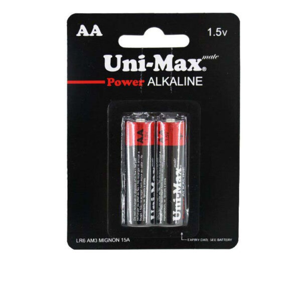 باتری دوتایی قلمی Uni-Max Power Alkaline