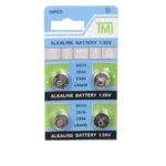 باتری ساعت تی ام آی مدل LR44 AG13 بسته 1 عددی