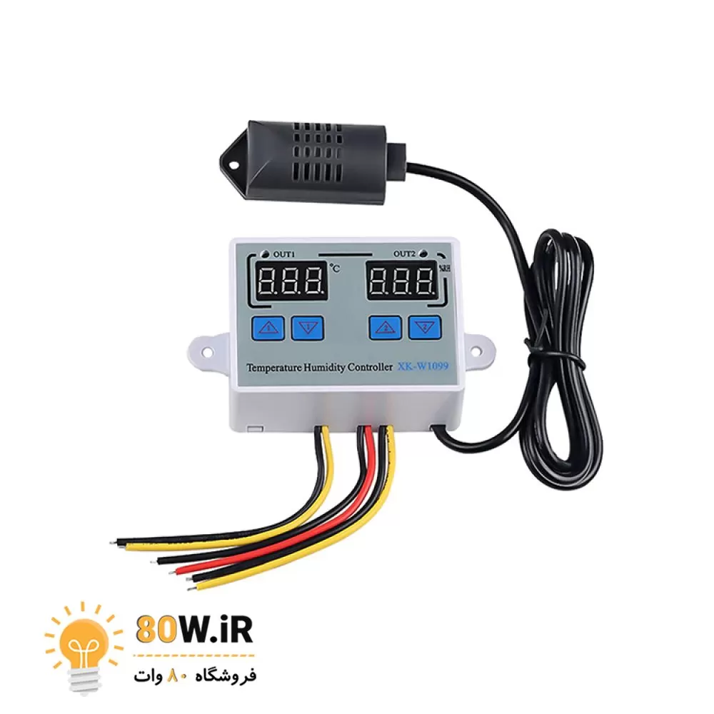 ماژول ترموستات دما و رطوبت XK-W1099 220V