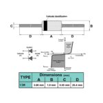 دیود زنر 5.1V 1/2W (بسته 20 عددی)