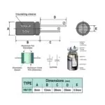 خازن الکترولیتی 100uF 50V (بسته 10 عددی)